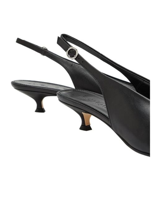 Aeyde Black Slingback Pumps
