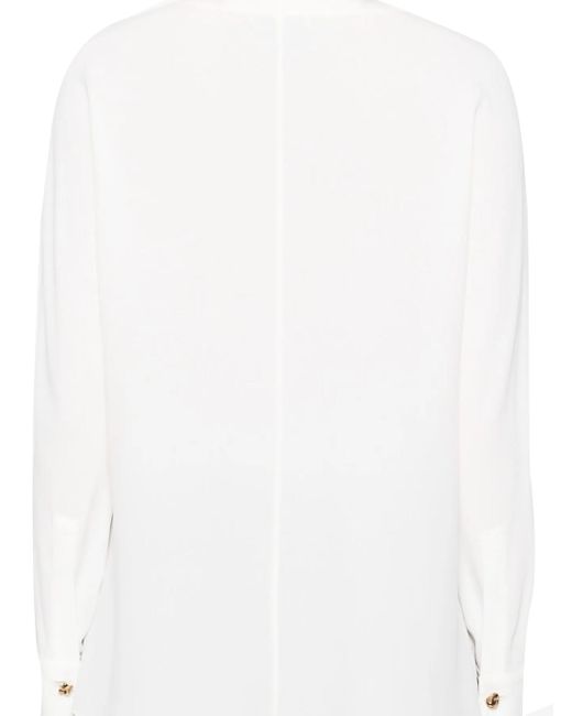 Antonelli White Pleat-Back Shirt