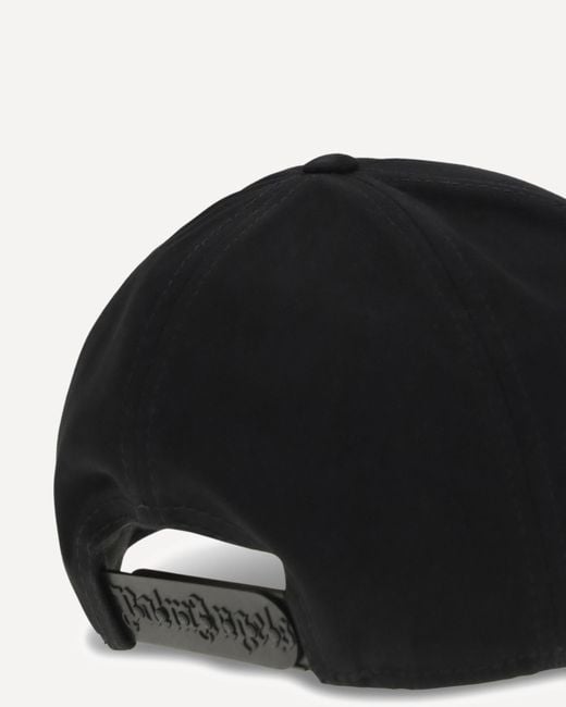 Palm Angels Black Classic Logo Baseball Cap for men