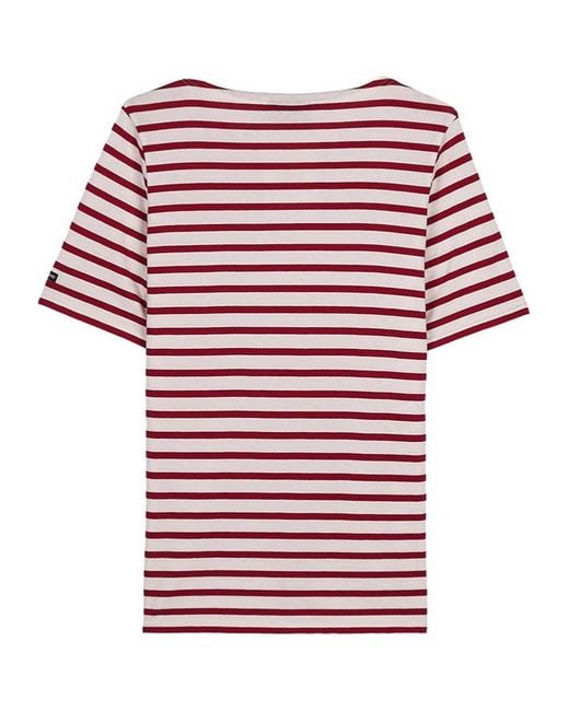 Saint James Red Short-Sleeve T-Shirt for men