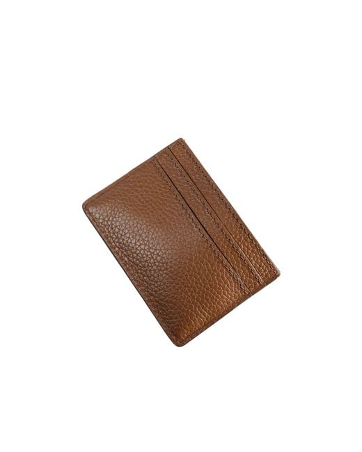 Marc Jacobs Brown Groove Slg Card Case Bag