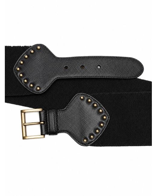 Prada White Buckle Belt