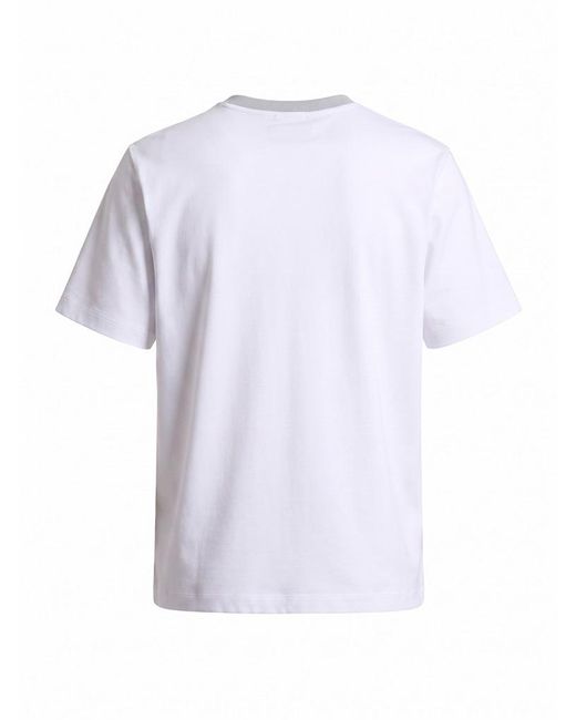 Peserico White Crew-Neck Short-Sleeve T-Shirt for men