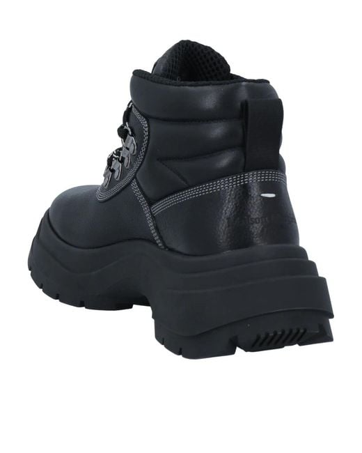Maison Margiela Blue Solid Color Ankle Boots
