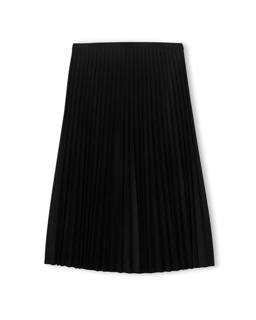 Lacoste Black Midi Skirt