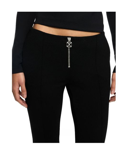 Off-White c/o Virgil Abloh Black Heavy Jersey Slim Pants