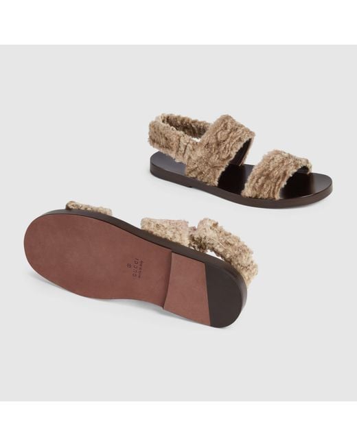 Gucci Brown 2015 Re-Edition Series Sandals for men