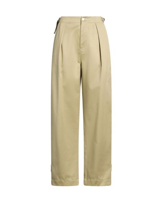 Burberry Natural Simple Straight Pants