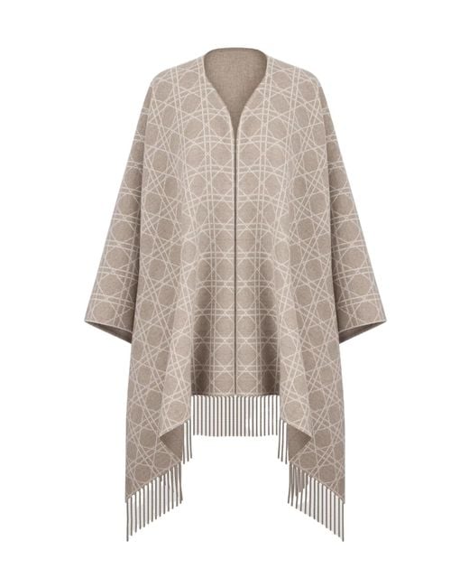 Dior Natural Cannage Poncho