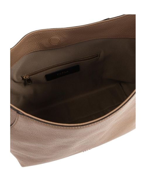 Furla White Lara Medium Shoulder Bag