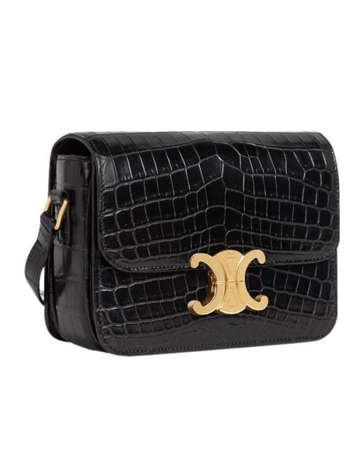Céline Black Teen Triomphe Bag