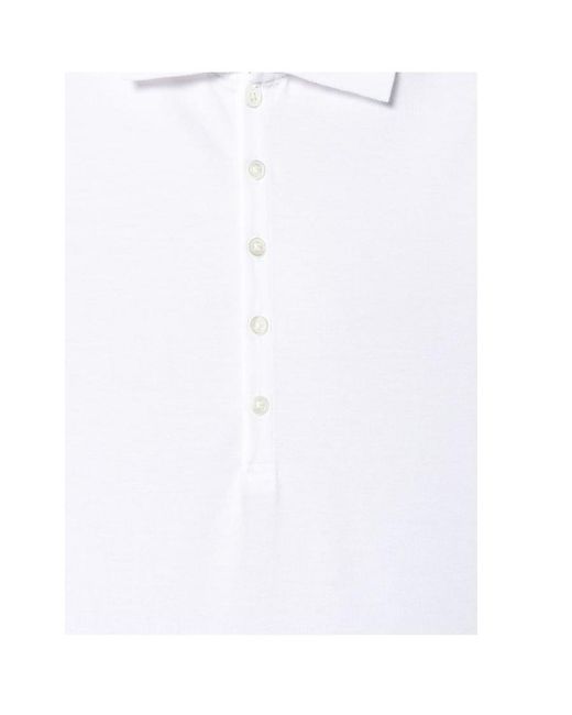 Thom Browne White Rwb Stripe Polo Shirt for men