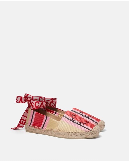 Stella McCartney Pink Color-Block Espadrilles