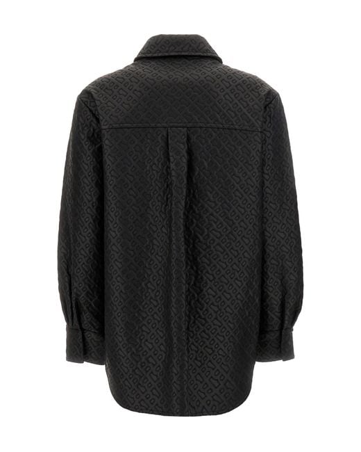 Boss Black Boss Monogram-Embossed Button-Up Shirt