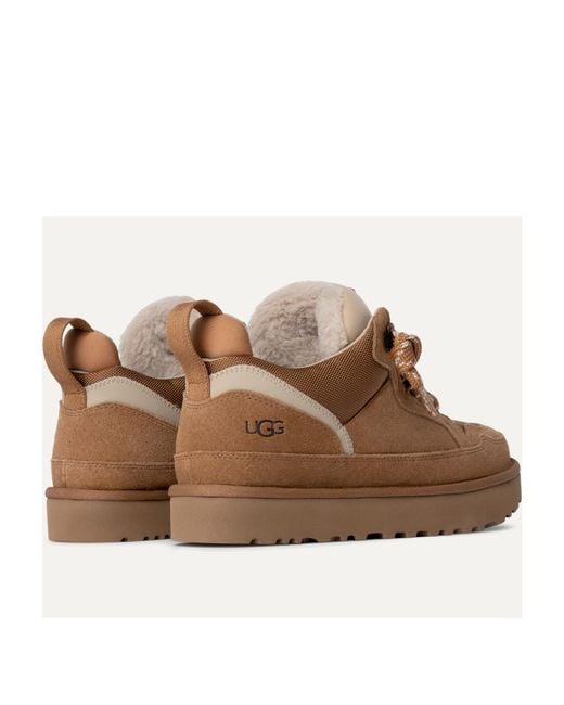 Ugg Brown Lowmel Lace-Up Sneakers for men