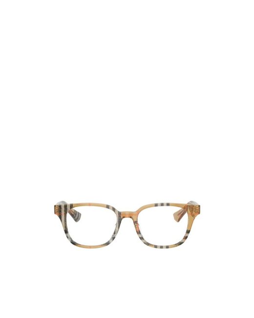 Burberry Metallic Eyewear Square Frame Glasses