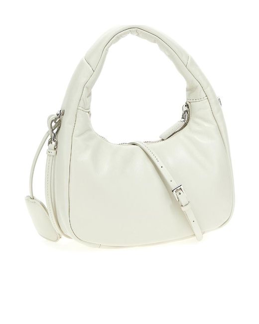 Prada White Padded Mini Tote Bag