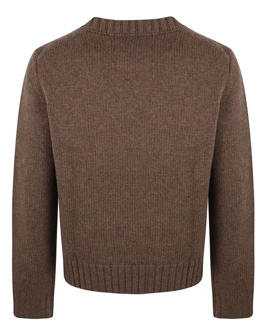 Studio Nicholson Brown Cree Sweater for men