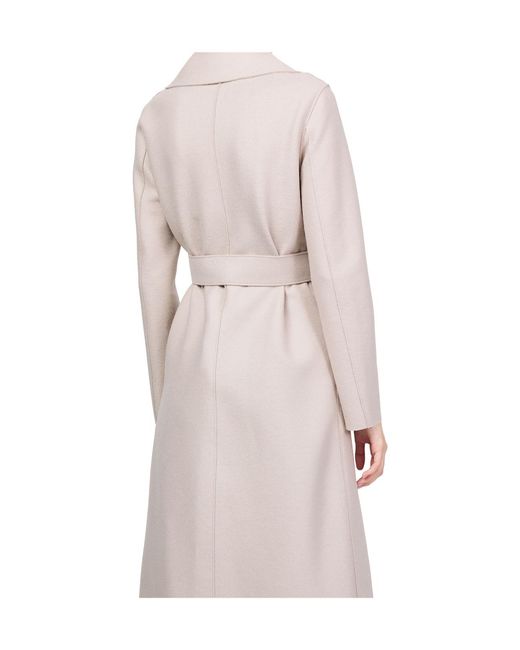 Harris Wharf London Natural Long-Sleeved Coat
