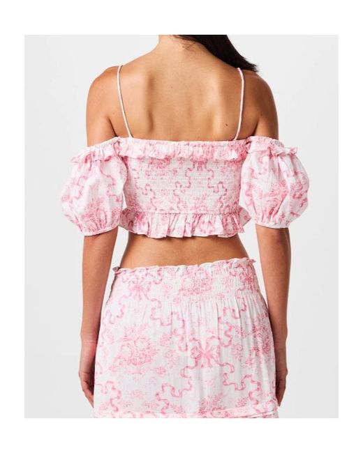 LoveShackFancy Pink Tank Top