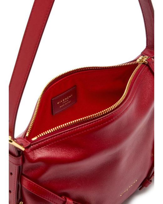 Givenchy Red Voyou Mini Leather Shoulder Bag
