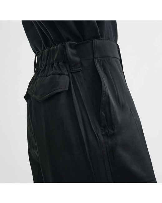 Phoebe Philo Black Belt Loop Casual Pants