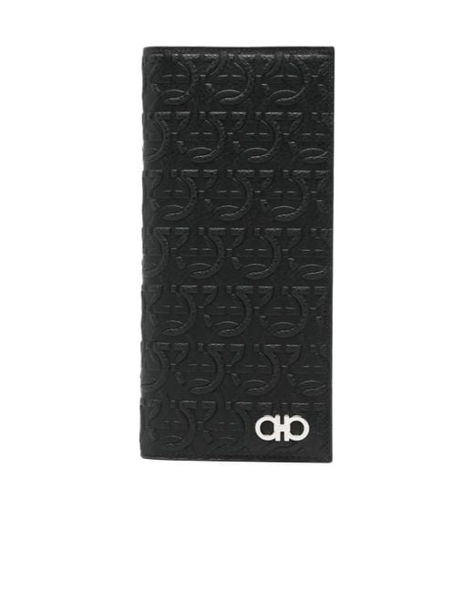 Ferragamo Black Bifold Wallet for men
