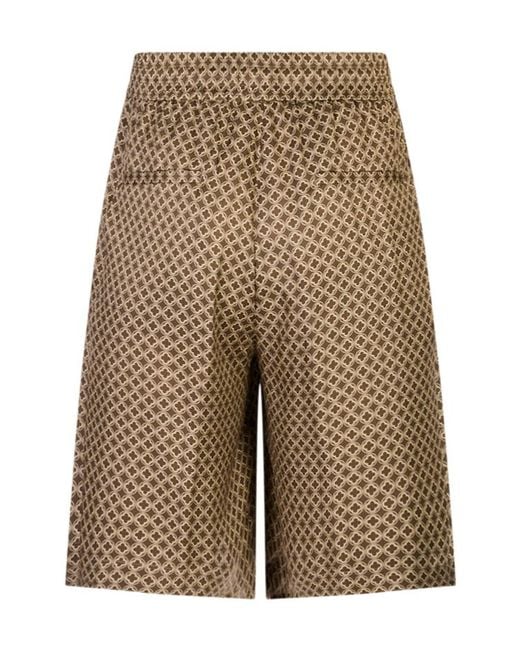 Peserico Natural Jogger Bermuda Shorts for men