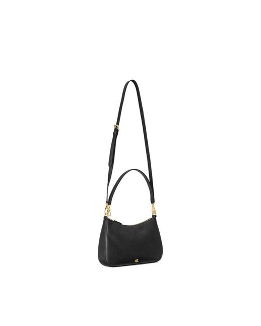 Ralph Lauren Black Danni Leather Shoulder Bag