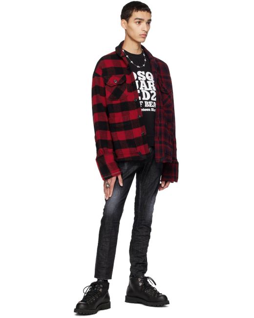 DSquared² Black Jeans for men