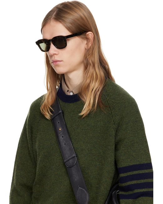 Thom Browne Multicolor Acetate Rectangular Sunglasses for men