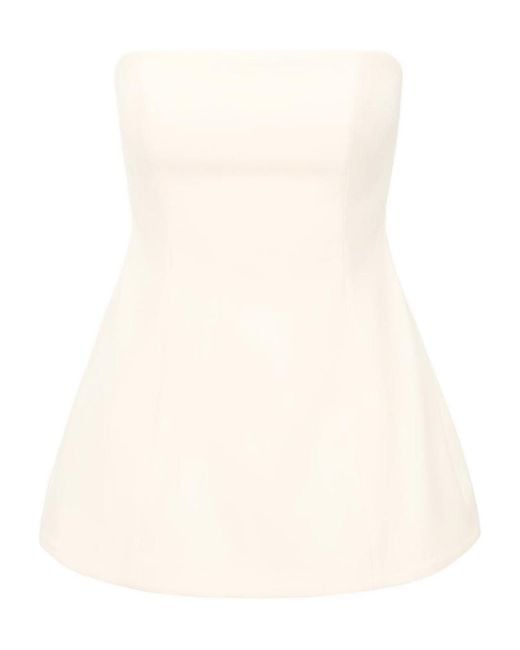Staud Natural Strapless Top