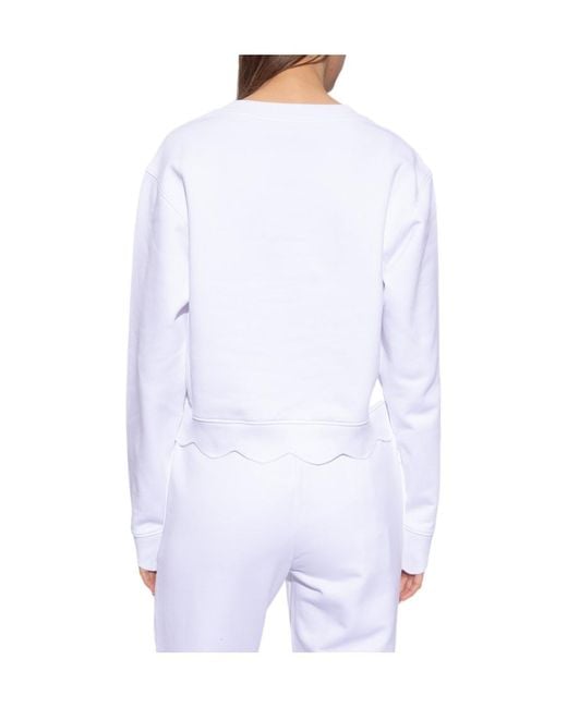 Moschino White Logo Sweater
