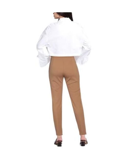 Max Mara Natural Slim-Fit Suit Trousers