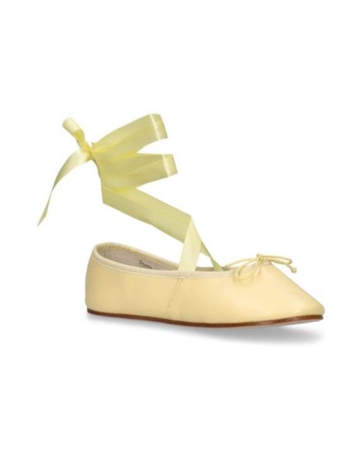 Repetto Metallic Strap-Up Ballet Shoes