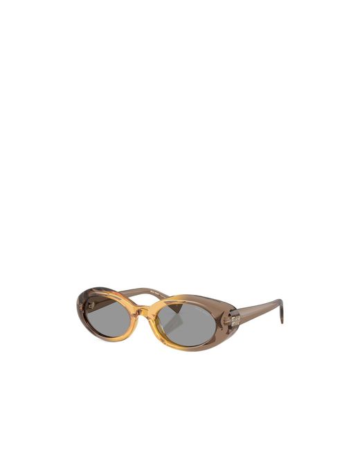 Miu Miu White Versatile Sunglasses