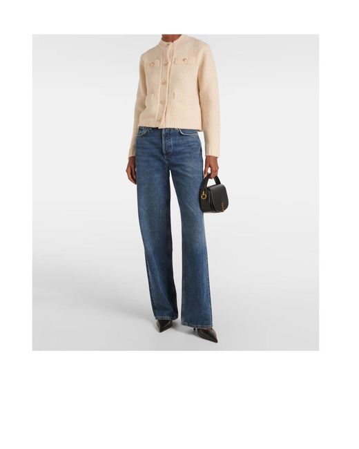 Jardin Des Orangers Natural Cashmere-Blend Cardigan