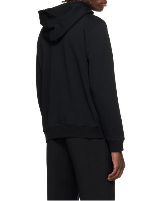 Boss Black Boss Logo Patch Drawstring Hoodie for men