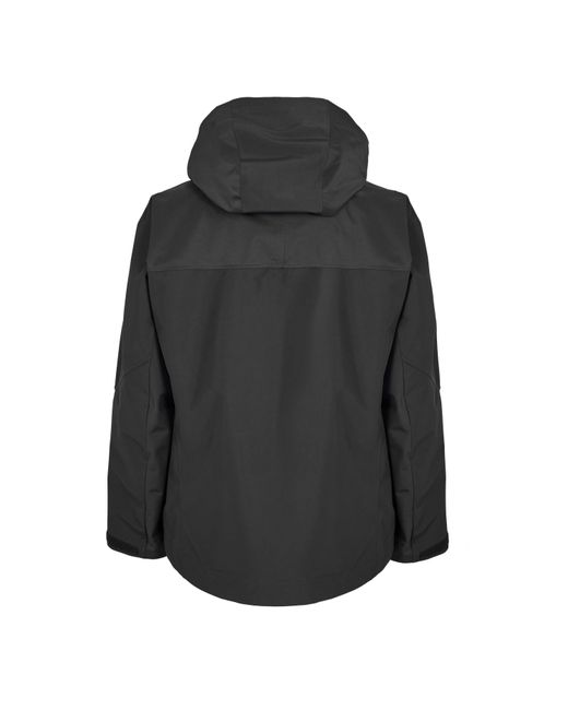 Prada Black Hooded Technical Shell Jacket for men