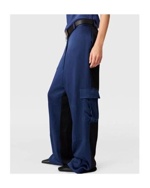 Stella McCartney Blue Casual Pants With Belt Loops