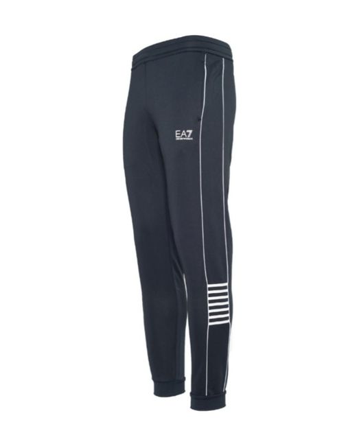 EA7 Blue Logo Decal Sweatpants for men