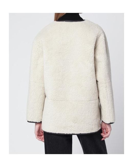 DUNST White Toggle-Front Jacket