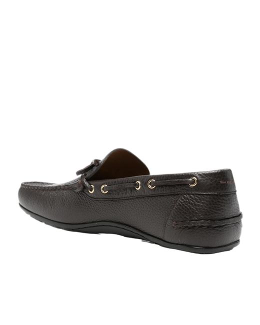 Bally Black Leather Loafers for men