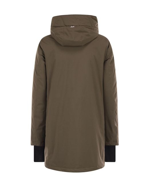 Herno Green Hooded Down Jacket