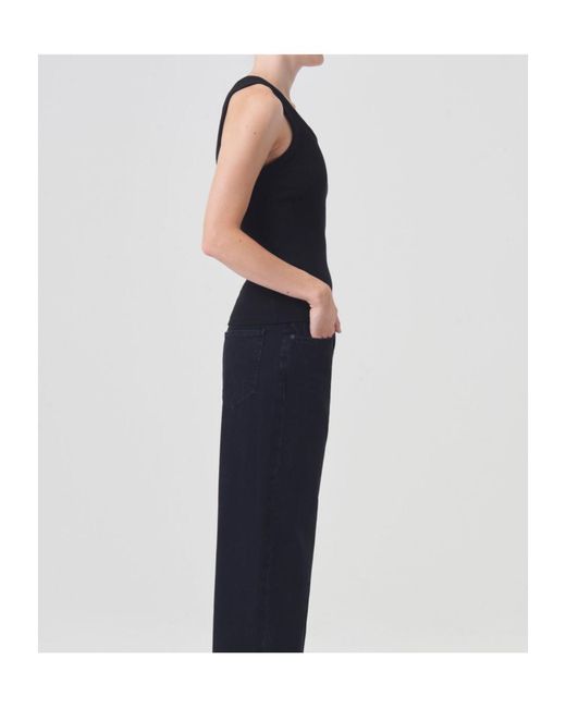 Agolde Blue Poppy Sleeveless Tank Top