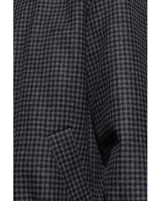 A.P.C. Black Checked Zipped Jacket for men