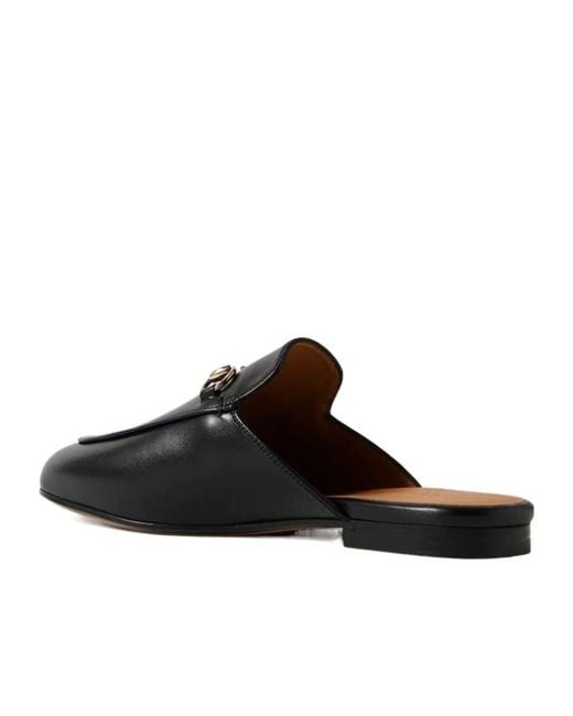 Gucci Black Princetown Slippers