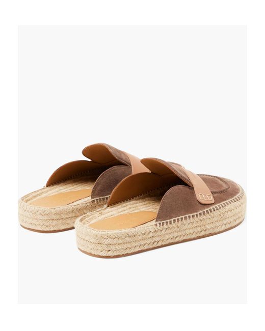 J.W. Anderson Brown Round Head Muller Shoes