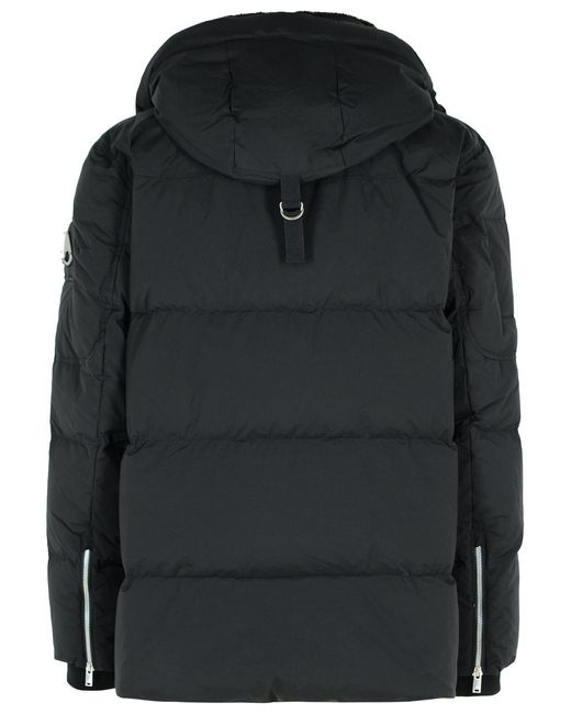 Moose Knuckles Black Everest 3Q Down Jacket for men