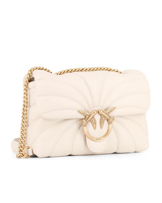 Pinko Natural Flip Shoulder Bag